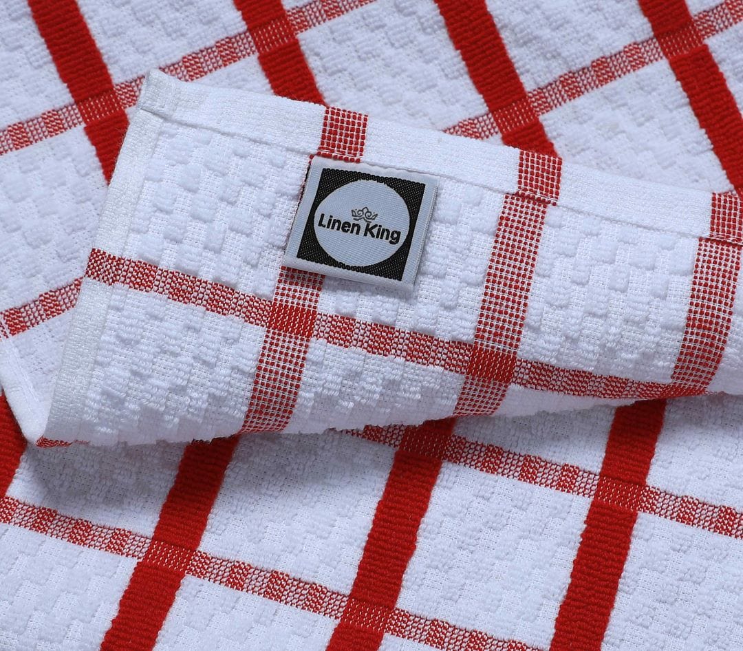 Linen King Brand Terry Tea Towels 