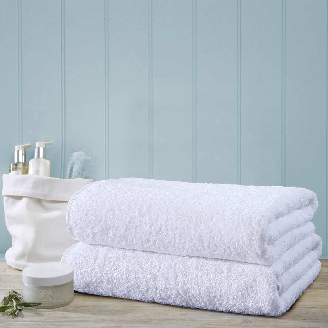Soft Bath Towel Bright White
