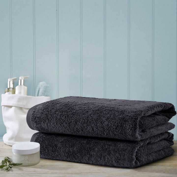 Soft Bath Towel Rich Black
