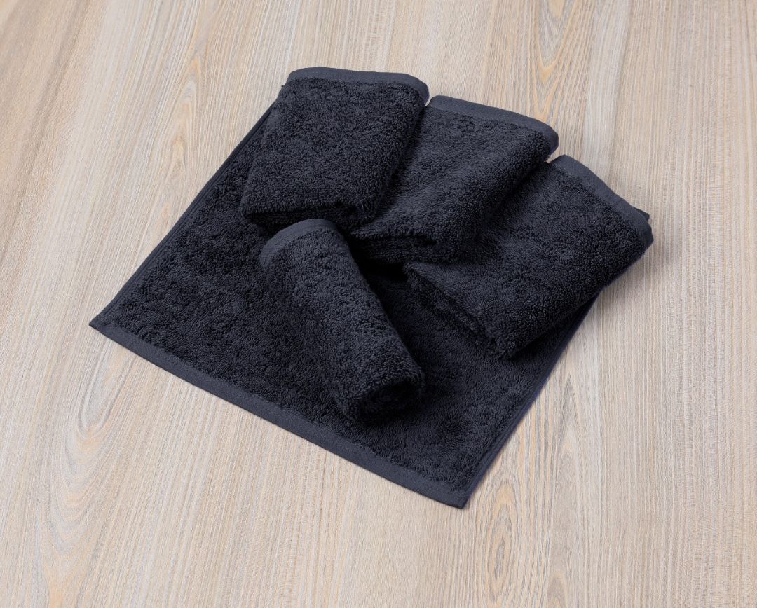 Black Face towel Cotton Soft 