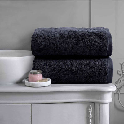 Thick Bath Towels Black