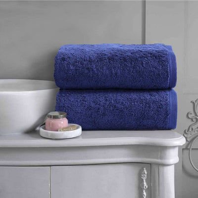 Thick Bath Towels Blue