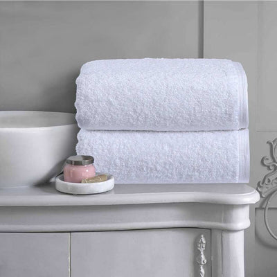 Thick Bath Towels White