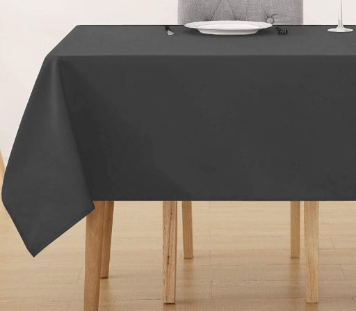 Elegant Grey Table Cloth Heavy Duty