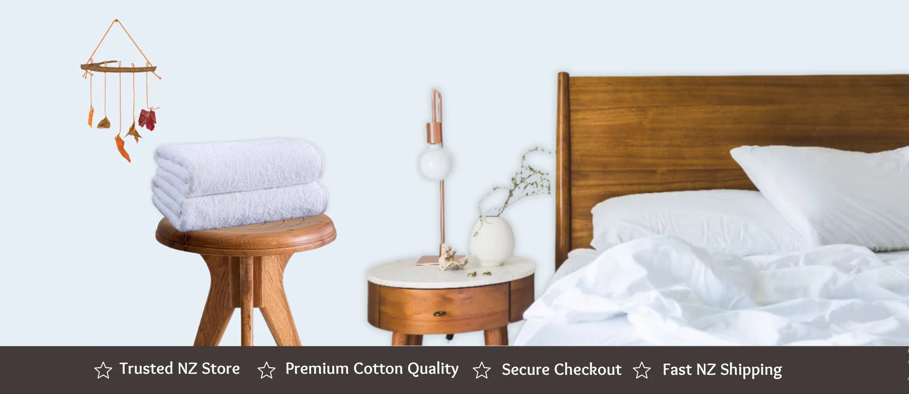 Luxury bedding and premium towels designed for comfortable New Zealand homes by Linen King NZ