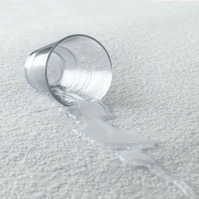 water spill over waterproof mattress protector  with soft terry surface